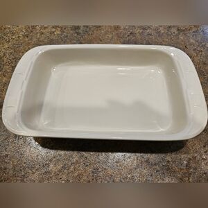 Longaberger Basket Weave Woven Casserole Dish